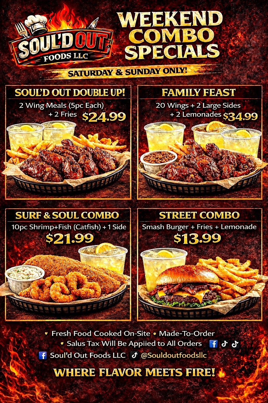 Weekend Combo Specials
